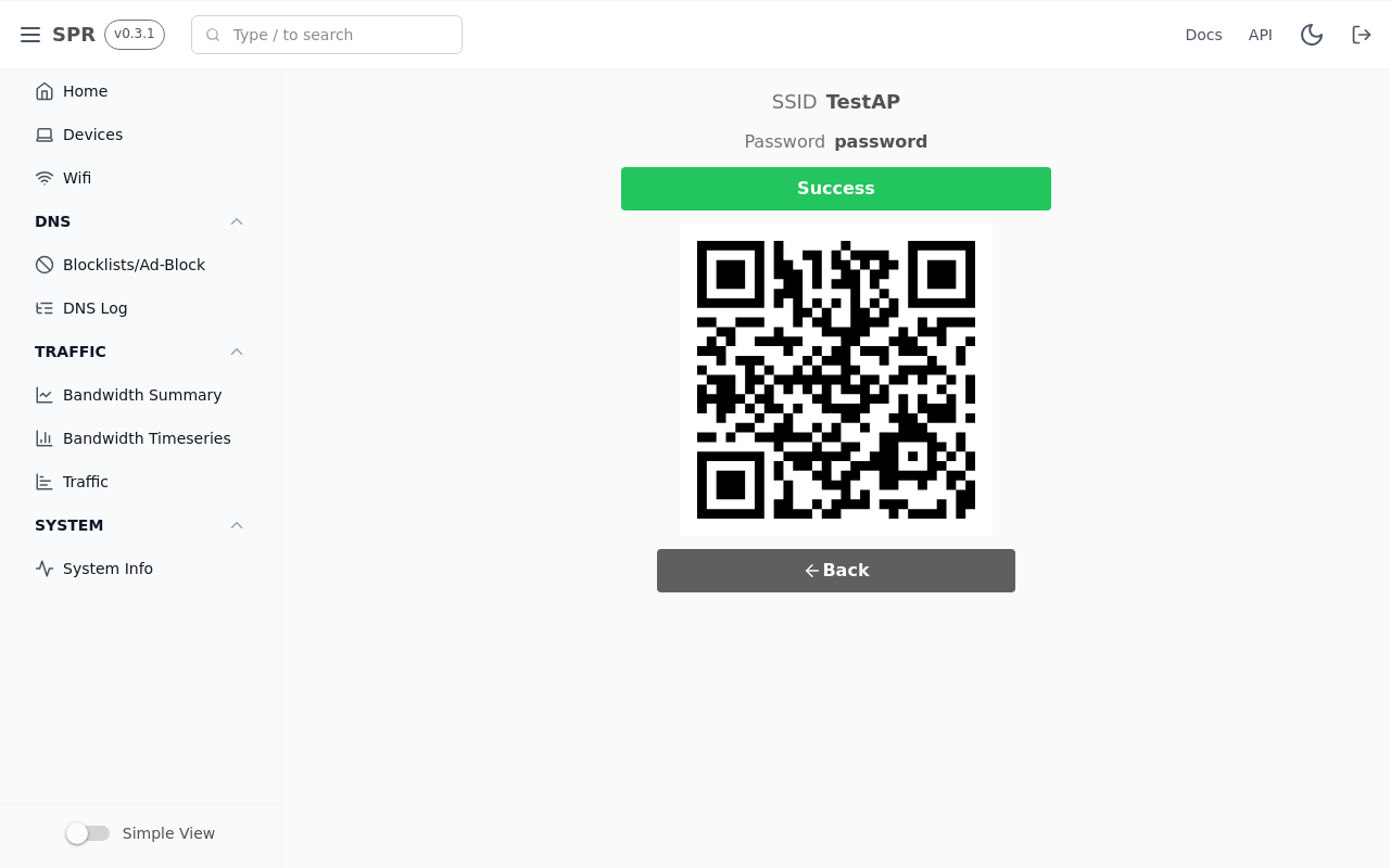 Device onboarding with QR code and unique password